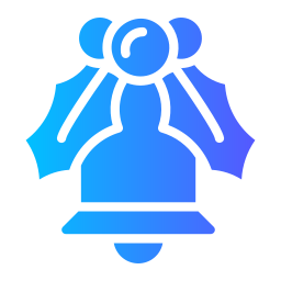 campana de navidad icono