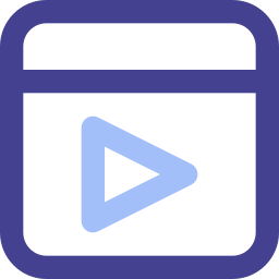 vídeo web icono