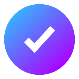 marca de verificación icono