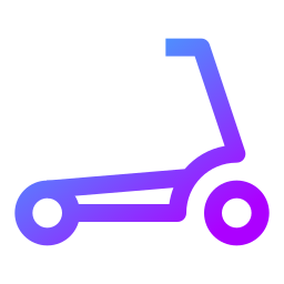 Kid scooter icon