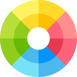 Círculo de color icono