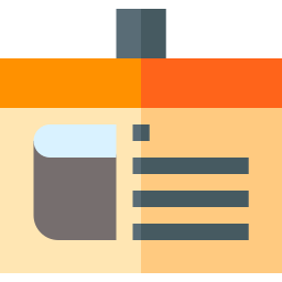 Library card icon