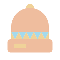 gorro de lana icono