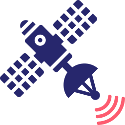 satélite espacial icono