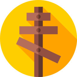 Orthodox cross icon