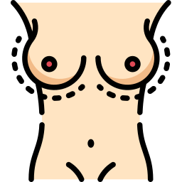 Breast enlargement icon