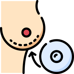 Implante de pecho icono