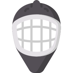 Máscara de hockey icono