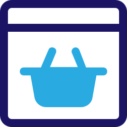 Shopping website icon