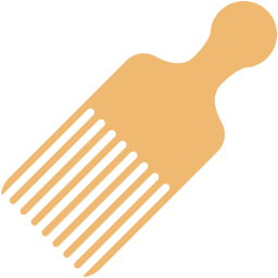 cepillo para el pelo icono