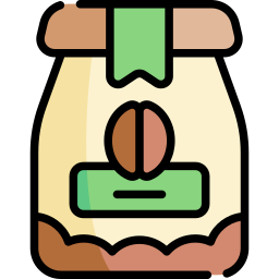 Coffee bag icon