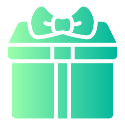 caja de regalo icono