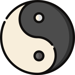 ying yang ikona