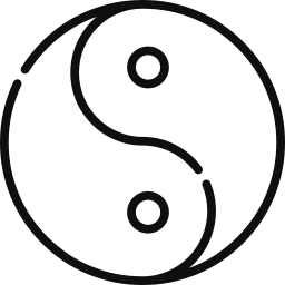 Yin y yang icono