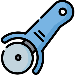 Cuchillo de rueda icono