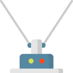 Antena de interior icono