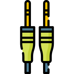 Conector de audio icono