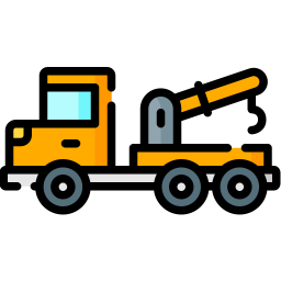 Crane truck icon