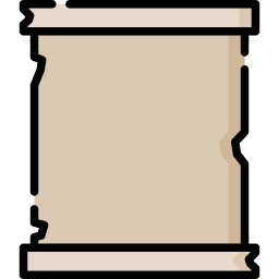 Paper scroll icon