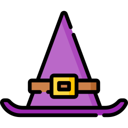 Sombrero de mago icono