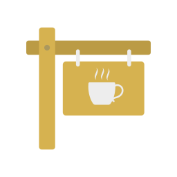 Coffee shop icon