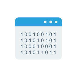 Binary code icon