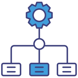 integración de datos icono