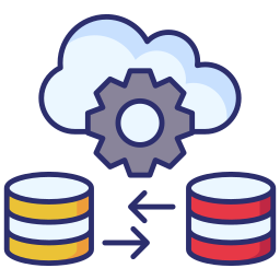 replicación de datos icono