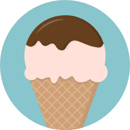 crème glacée Icône