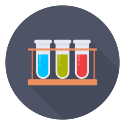 Test tubes icon