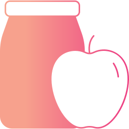 mermelada de manzana icono