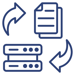 transformación de datos icono