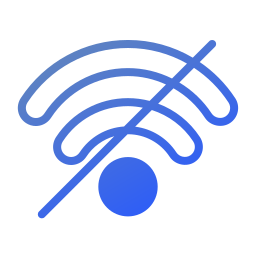 sin wifi icono