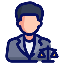 hombre abogado icono