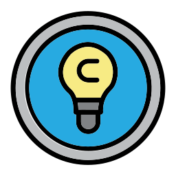 derechos de autor icono