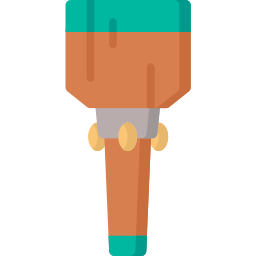 Wooden leg icon