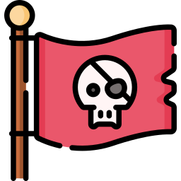 Bandeira pirata Ícone