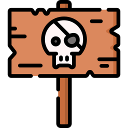 signo de calavera icono