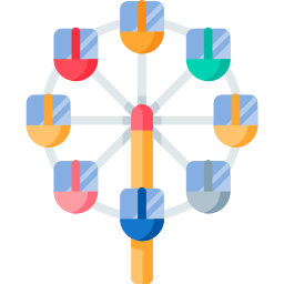 Ferris wheel icon