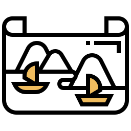 Panorámico icono