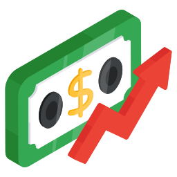 inflación monetaria icono