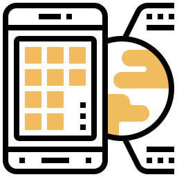 Teléfono inteligente icono