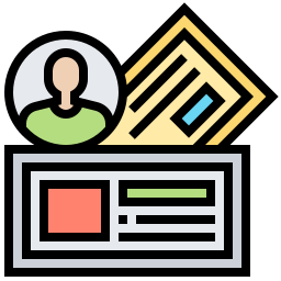 Business card icon