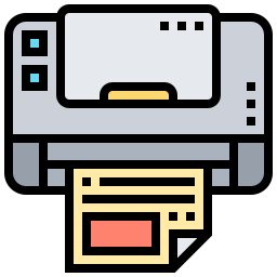 multifunctionele printer icoon