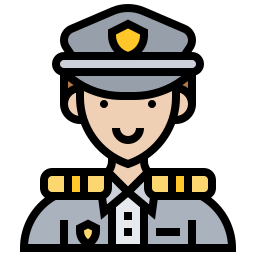 Policía icono