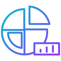 gráfico circular icono