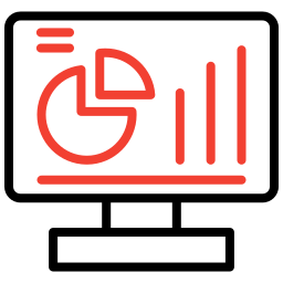 análisis de negocios icono