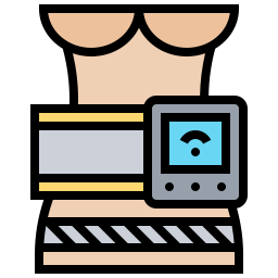 Slimming belt icon