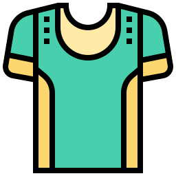 camisa deportiva icono