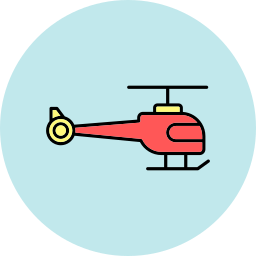 helicóptero icono